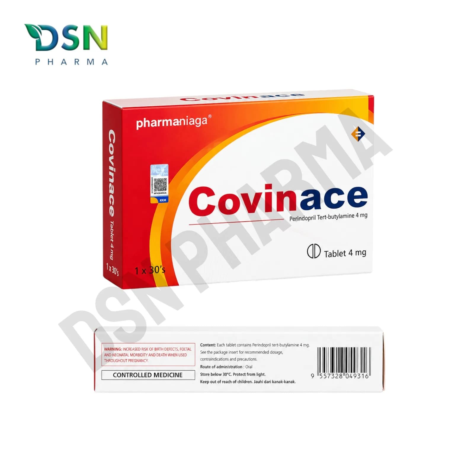 COVINACE 4MG TAB 30s