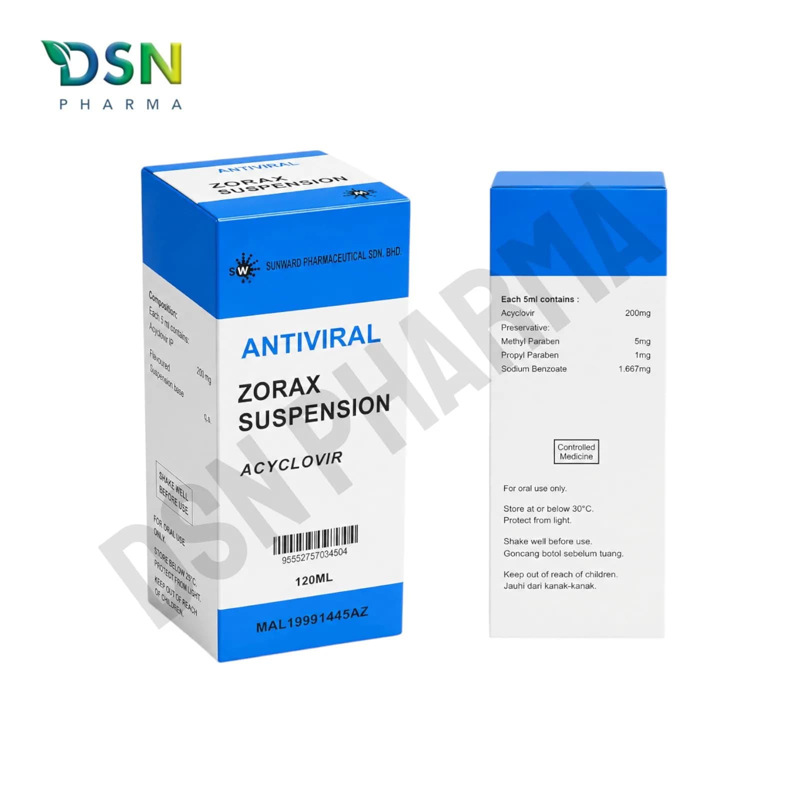 ZORAX SUSP 120ML