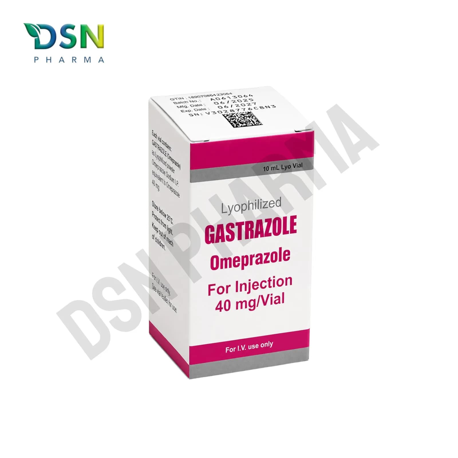 GASTRAZOLE 40MG/VIAL I.V 10ML